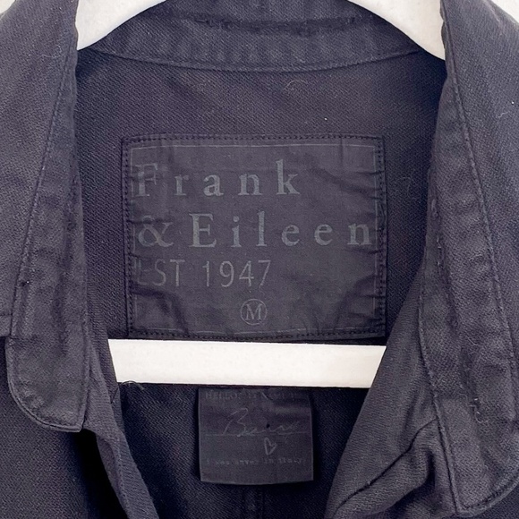 Frank & Eileen Barry Famous Denim Shirt Black M - Picture 6 of 10